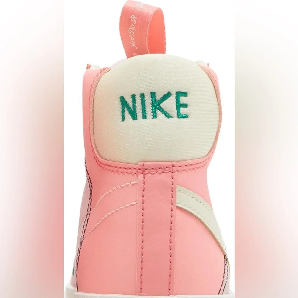 Nike Blazer Mid '77 High Top Shoes SE GS Dance Pink Foam Big Kid - Picture 8 of 9